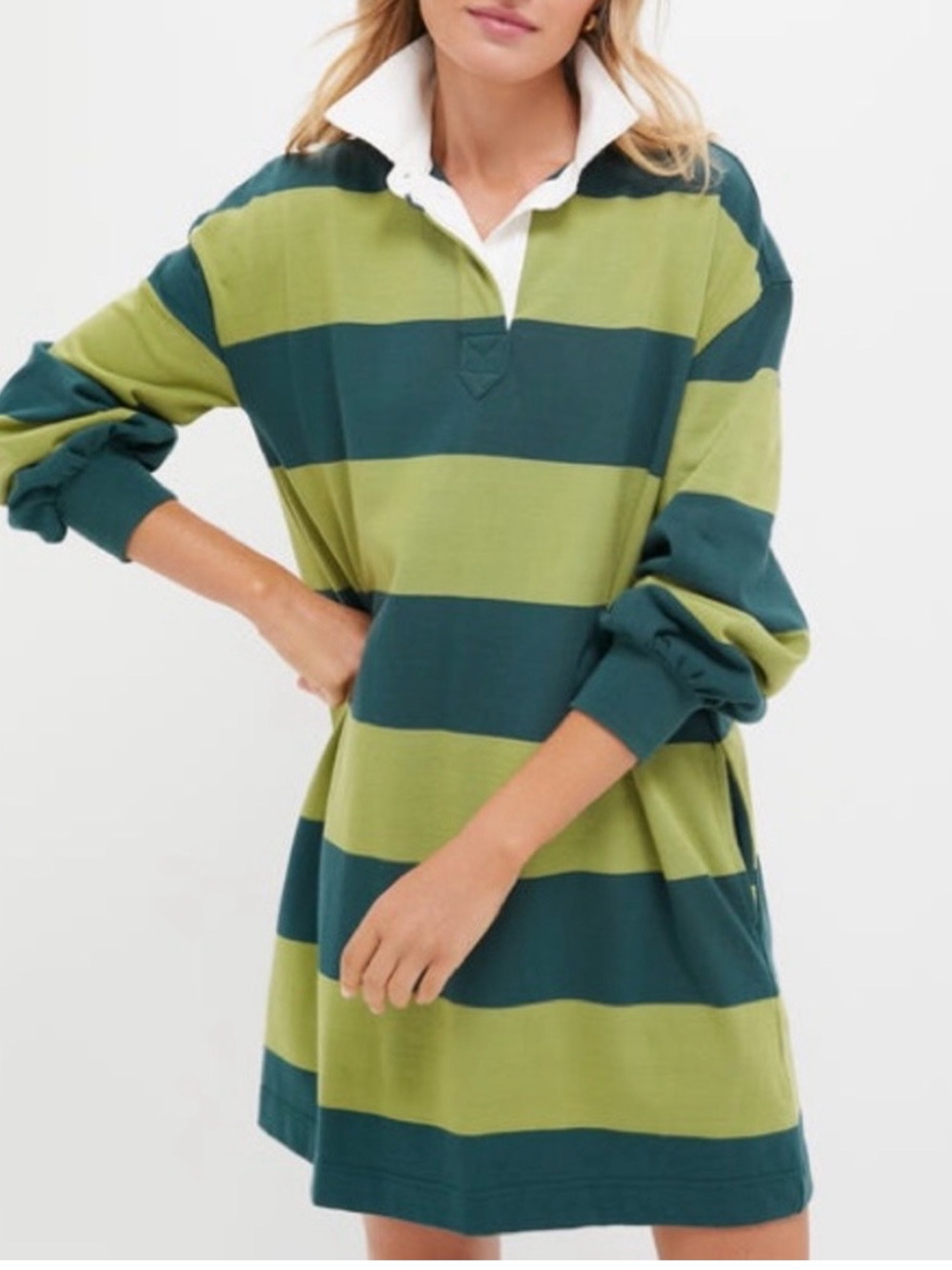 Tuckernuck Woodbine & Junebug Stripe Rugby Dress - Picture 2 of 6
